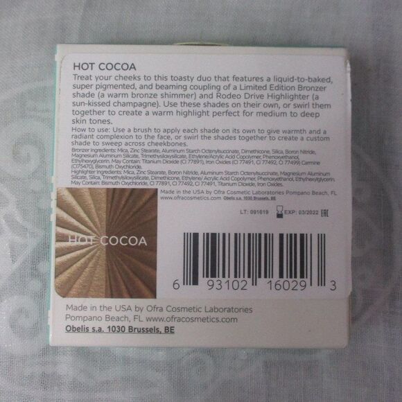 Ofra Cosmetics Hot Cocoa Bronzer/Highlighter Duo - Picture 4 of 6